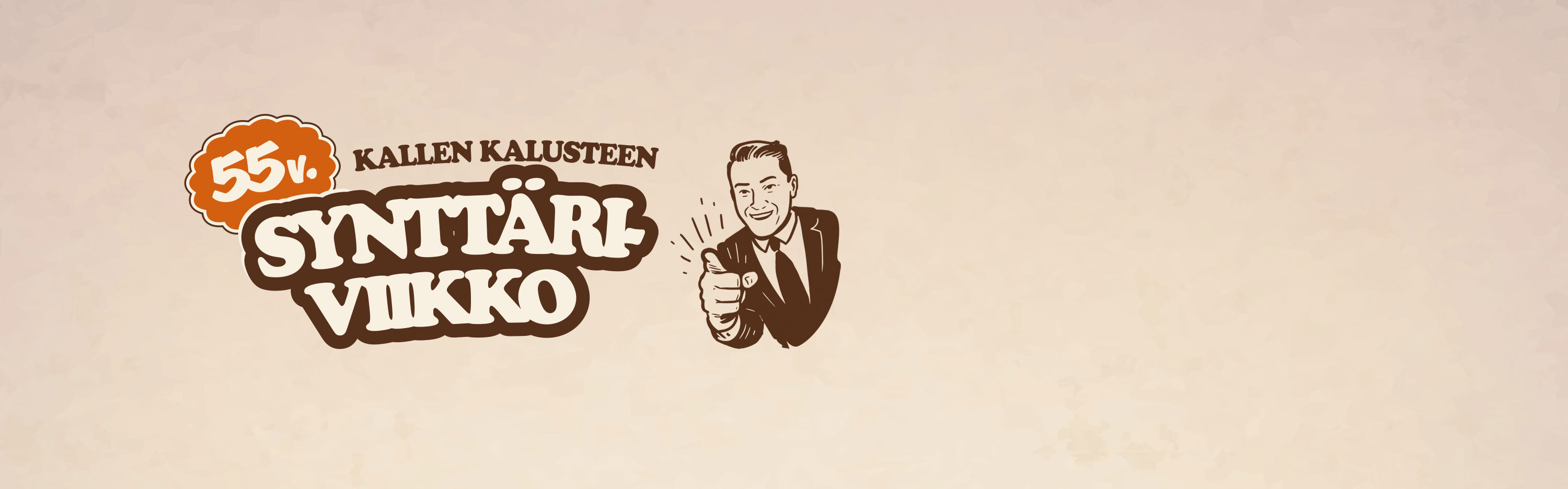 55 VUOTTA SYNTTÄRIT