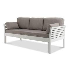 Kanerva vuodesohva 200cm valkoinen, Beige patjasarja