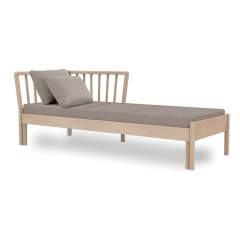 Franz vuodesohva 200 koivu selkätyynyillä, Beige patjasarja