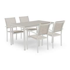 Hånger pöytä + 4 matalaa tuolia MALLIRYHMÄ