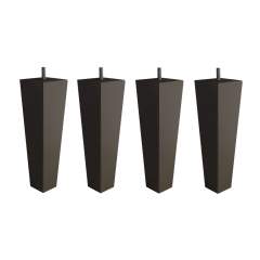 Unico jalkasarja 18cm kartio, Musta