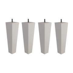 Unico jalkasarja 23cm kartio, Kuultovalkoinen