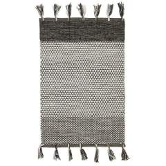 Hilla puuvillamatto, 80x300, Musta