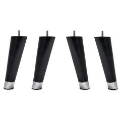 Hilding Viona jalkasarja 23cm, Musta