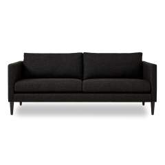Finsoffat Tuohi 3-istuttava sohva, Das 55 Black, Jalka Wenge