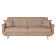 Olivia 3 -istuttava sohva, Thomas 3 Vaalean ruskea