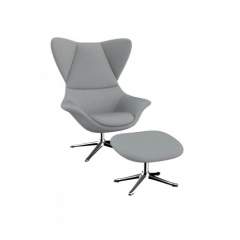Stilo lepotuoli kankaalla, Copparo Slate Grey 1464