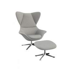 Stilo lepotuoli kankaalla,  Copparo Light Grey 1461