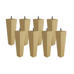 Unico jalkasarja 23cm kartio, 8kpl, Tammi