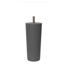 Round Cone jalkasarja 13cm, harmaa Round Cone jalkasarja 13cm, harmaa