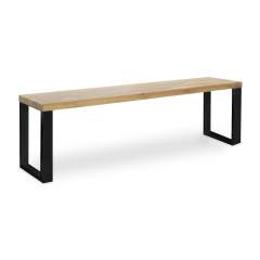 Edna penkki 35x195 musta metallijalka, Antiikki
