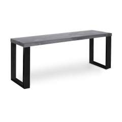 Edna penkki 35x155 musta metallijalka, Harmaa