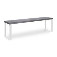 Edna penkki 35x195 valkoinen metallijalka