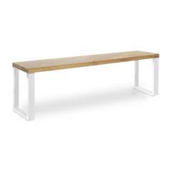 Edna penkki 35x195 valkoinen metallijalka, Antiikki