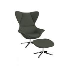 Stilo lepotuoli kankaalla, Copparo Deep Forest Green 1467