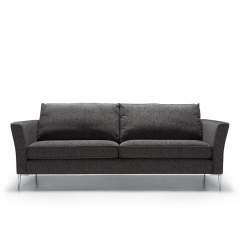 Sits - Caprice 3-istuttava sohva, King 10 black-white