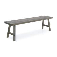 Kalle lankkupenkki 150cm, Harmaa