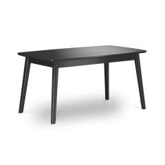 Casø 121 jatkettava ruokapöytä 85x150/205cm, Musta petsattu