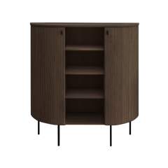 Linea korkea tammi senkki 120cm, Mocca