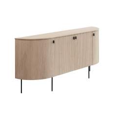 Linea tammi senkki 180cm 4 ovella, White oiled