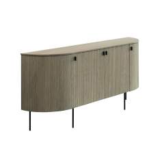 Linea tammi senkki 180cm 4 ovella, Grey oiled