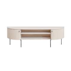 Linea tammi tv taso 180cm, Very white oiled