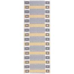 Horredsmattan Märta muovimatto, 70x350, 126411 Grey-yellow