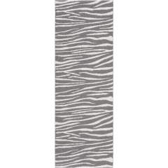 Horredsmattan Zebra muovimatto, 70x350, 21011 Grey