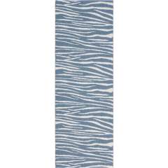 Horredsmattan Zebra muovimatto, 70x350, 21003 Blue