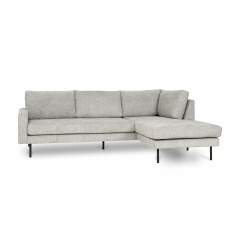 Halla avokulmasohva Mito-kankaalla, Oikean kätinen Mito 180 Dolphin
