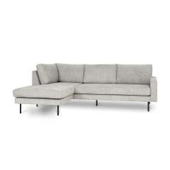 Halla avokulmasohva Mito-kankaalla, Vasen kätinen Mito 180 Dolphin