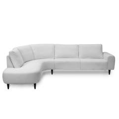 Skandia 2680 avokulmasohva, Teddy 3611 Light Grey, Vasen kätinen