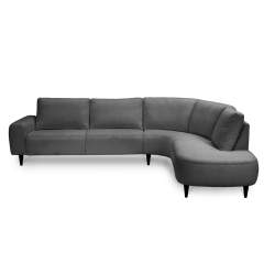 Skandia 2680 avokulmasohva, Teddy 3614 Anthracite, Oikean kätinen
