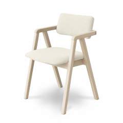 Nigel tuoli massiivitammi, Very white oiled, Domino 1 valkoinen