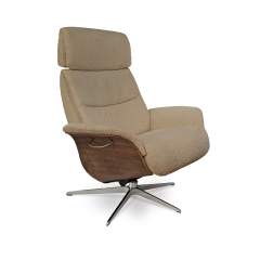 Balance 7601 lepotuoli S-koko, Teddy 3613 Light Brown, Pähkinä puuosat
