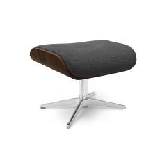 Balance 7601 lepotuolin rahi S-koko, Teddy 3614 Anthracite, Pähkinä puuosat