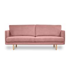 Finsoffat Kanerva 3-istuttava sohva, Velvety 71 Rose, Aito tammi