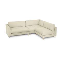 Finsoffat Trio moduulisohva, Mine 05 Beige, Luonnonväri koivu
