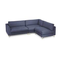 Finsoffat Trio moduulisohva, Mine 153 Denim, Luonnonväri koivu