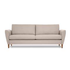 Finsoffat Kuura 3-istuttava sohva, Stark 514 Beige, Pähkinä