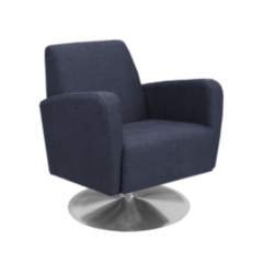 Finsoffat Focus lepotuoli käsinojilla, Mine 153 Denim
