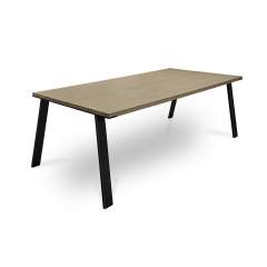 Leuven ruokapöytä 95x180, Grey oiled