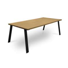 Leuven ruokapöytä 95x200, Light natural oiled