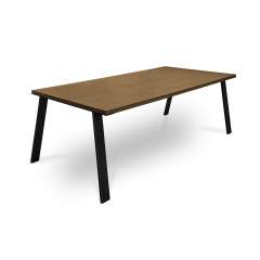 Leuven ruokapöytä 95x200, Smoked oiled