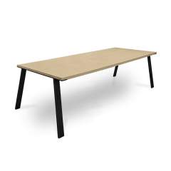 Leuven ruokapöytä 95x220, White oiled