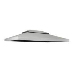 Hillerstorp Luxor paviljongin 3x4m katto, Vaalean harmaa