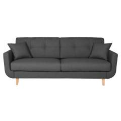 Olivia 3 -istuttava sohva, Thomas 1 Tumman harmaa