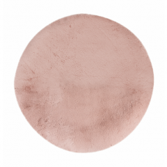 Lalee Heaven matto, Ø120, Powder Pink