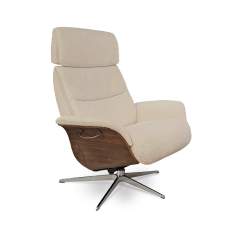 Balance 7601 lepotuoli M-koko, Teddy 3612 Beige, Pähkinä puuosat
