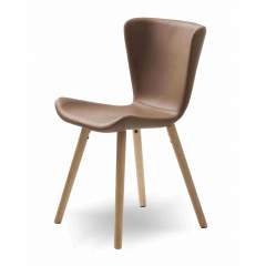 Teslin ruokapöydän tuoli tammi/konjakki MYYMÄLÄMALLIT 6 KPL